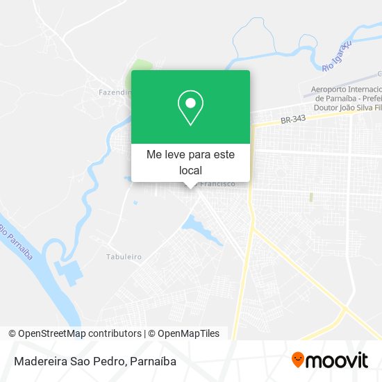 Madereira Sao Pedro mapa