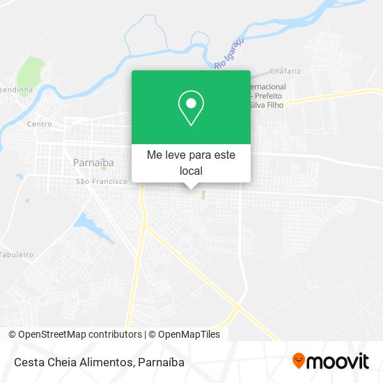 Cesta Cheia Alimentos mapa