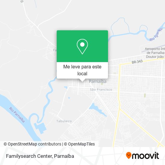 Familysearch Center mapa
