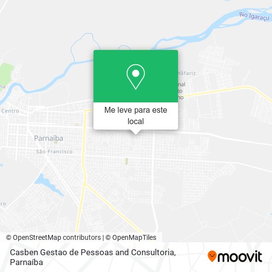 Casben Gestao de Pessoas and Consultoria mapa