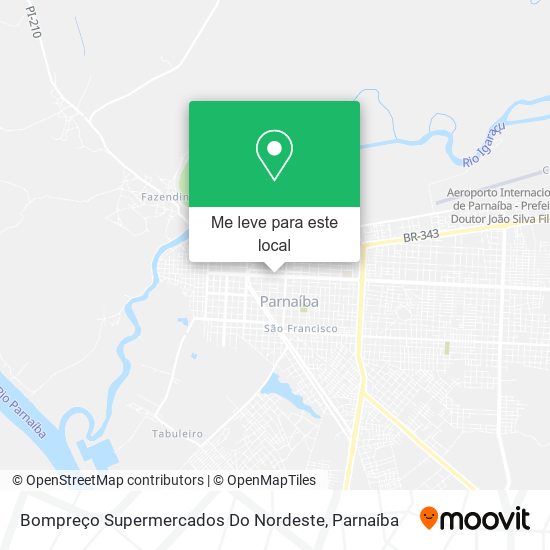 Bompreço Supermercados Do Nordeste mapa