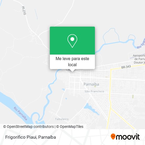 Frigorifico Piaui mapa