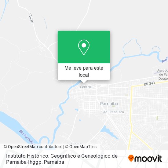 Instituto Histórico, Geográfico e Geneológico de Parnaiba-Ihggp mapa