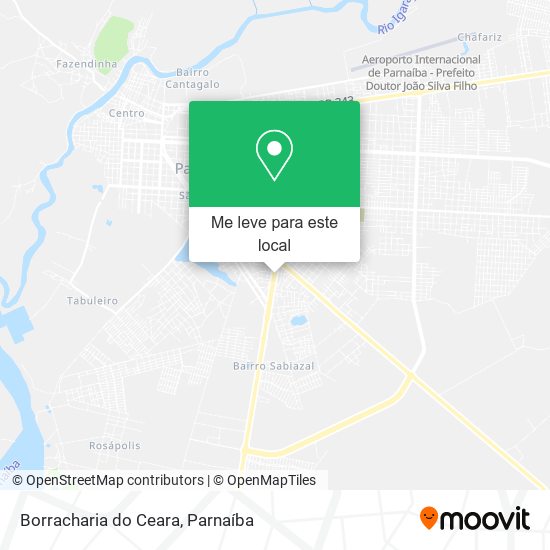 Borracharia do Ceara mapa