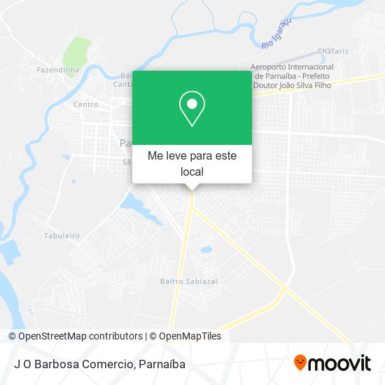 J O Barbosa Comercio mapa