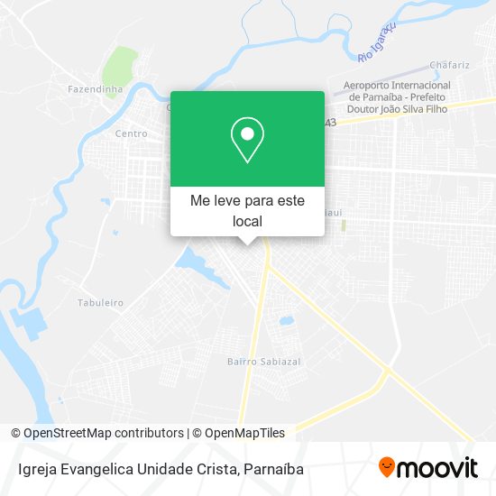 Igreja Evangelica Unidade Crista mapa