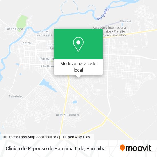 Clinica de Repouso de Parnaíba Ltda mapa
