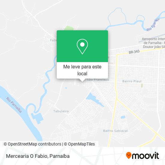 Mercearia O Fabio mapa