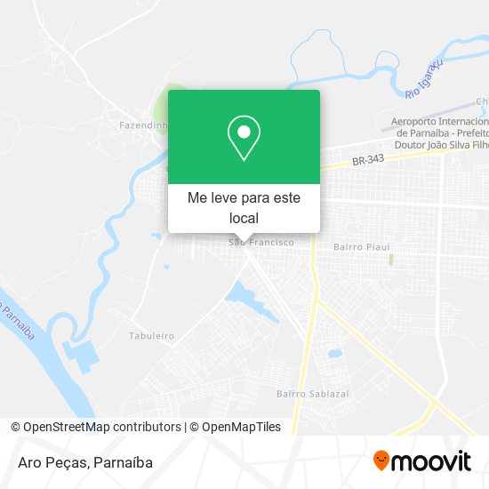 Aro Peças mapa