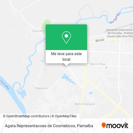 Agata Representacoes de Cosmeticos mapa