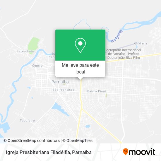 Igreja Presbiteriana Filadélfia mapa