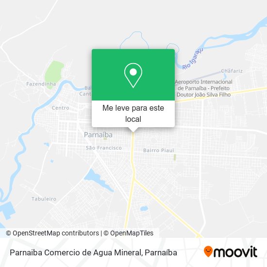 Parnaiba Comercio de Agua Mineral mapa