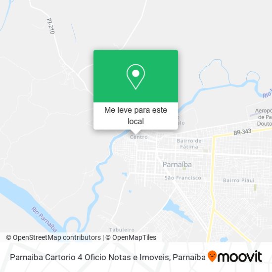 Parnaiba Cartorio 4 Oficio Notas e Imoveis mapa