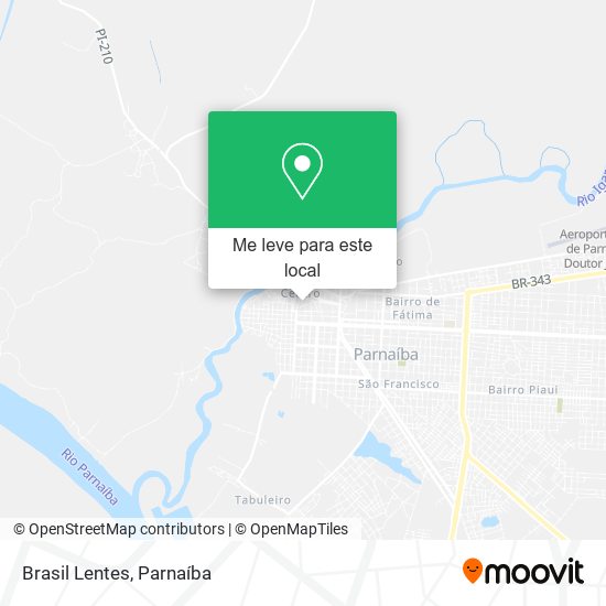 Brasil Lentes mapa
