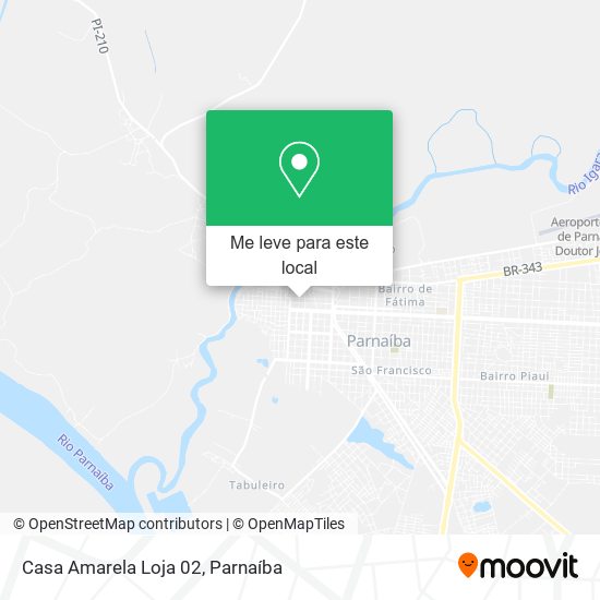 Casa Amarela Loja 02 mapa