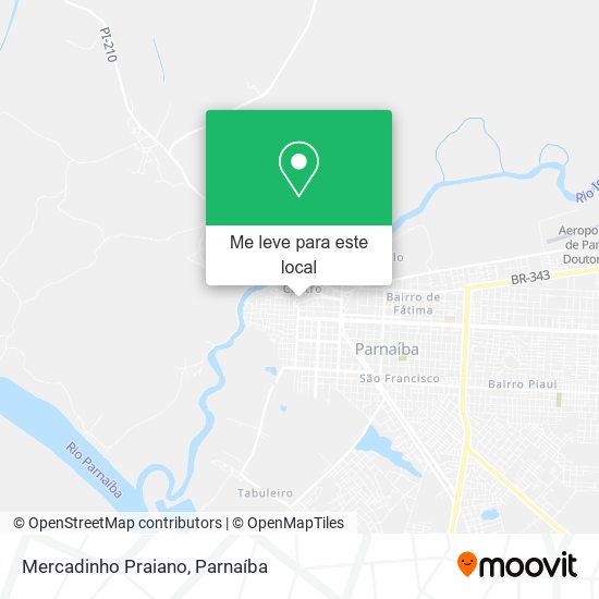 Mercadinho Praiano mapa