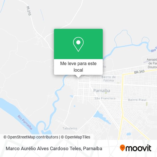 Marco Aurélio Alves Cardoso Teles mapa