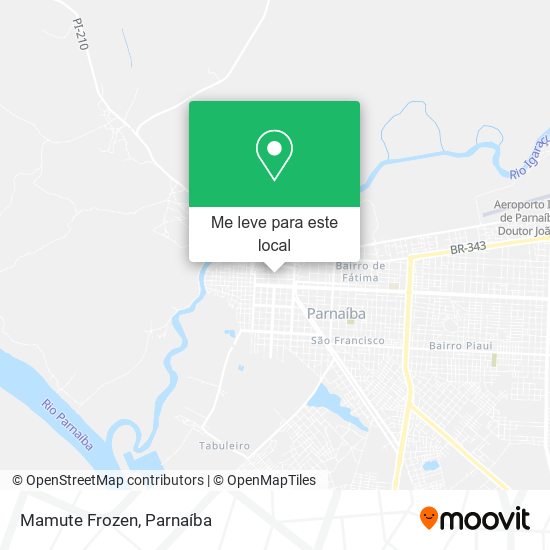 Mamute Frozen mapa