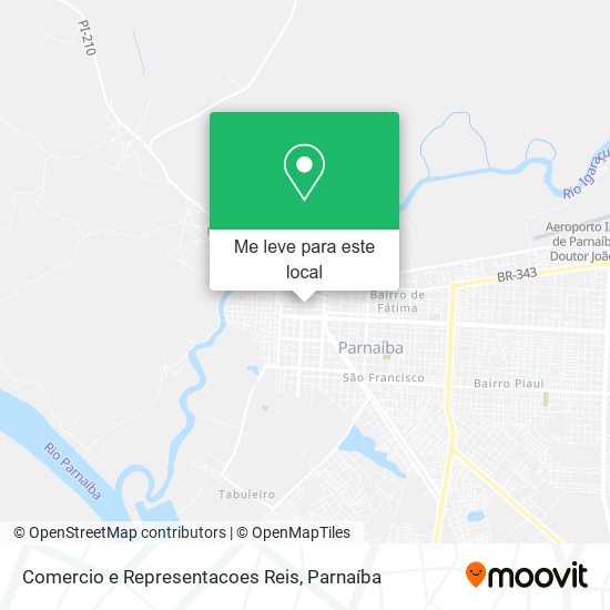 Comercio e Representacoes Reis mapa