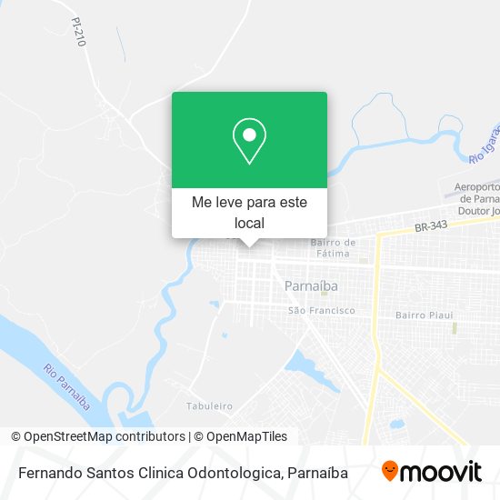 Fernando Santos Clinica Odontologica mapa