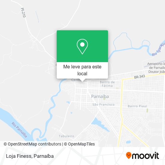 Loja Finess mapa