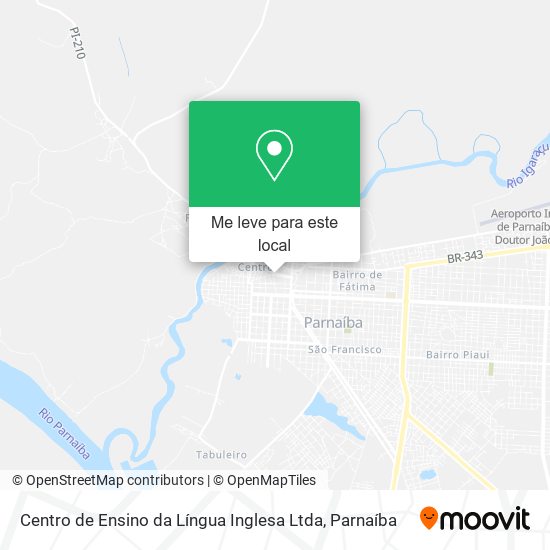 Centro de Ensino da Língua Inglesa Ltda mapa