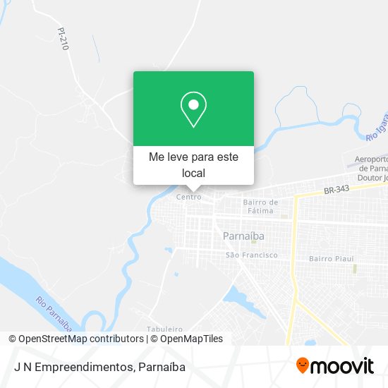 J N Empreendimentos mapa