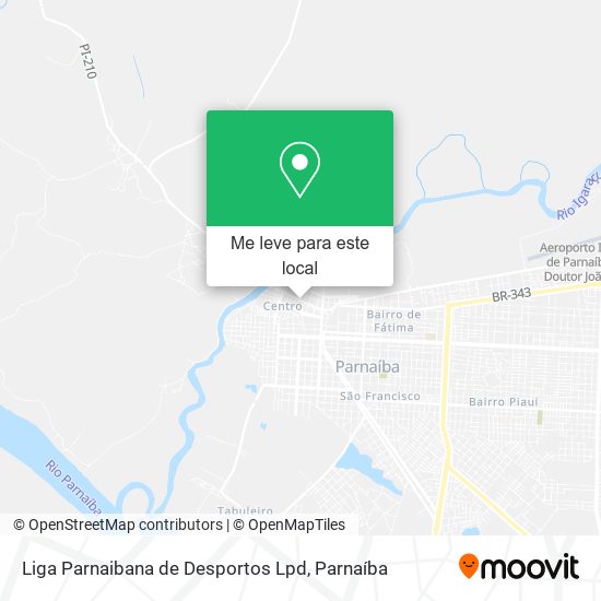 Liga Parnaibana de Desportos Lpd mapa
