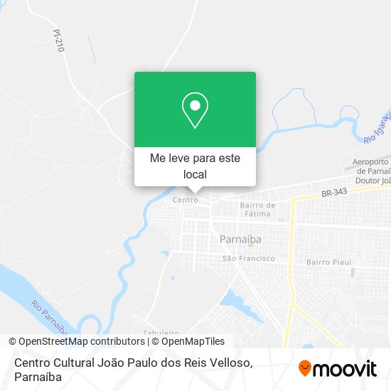 Centro Cultural João Paulo dos Reis Velloso mapa