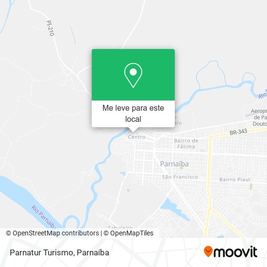 Parnatur Turismo mapa