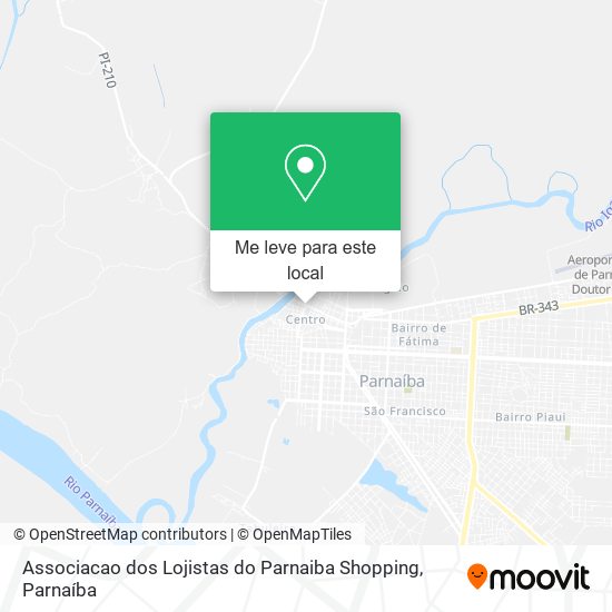 Associacao dos Lojistas do Parnaiba Shopping mapa