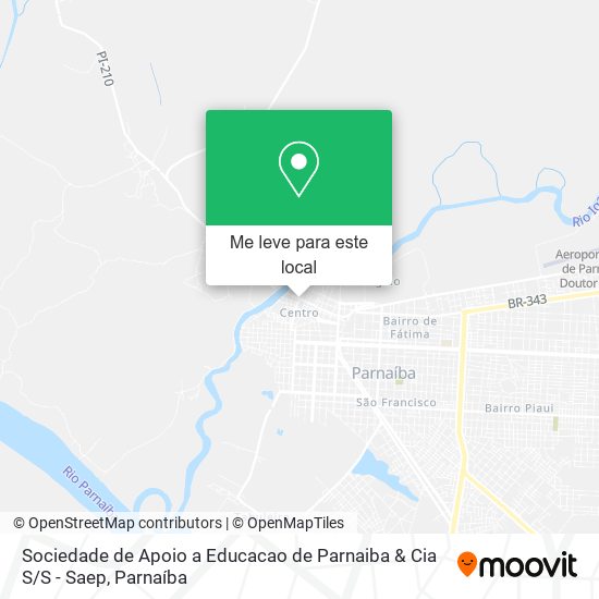 Sociedade de Apoio a Educacao de Parnaiba & Cia S / S - Saep mapa