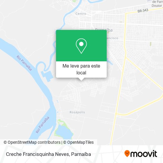 Creche Francisquinha Neves mapa