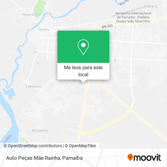 Auto Peças Mãe Rainha mapa