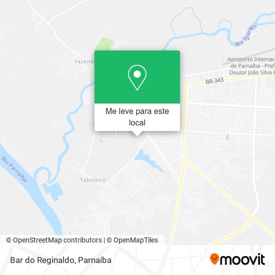 Bar do Reginaldo mapa