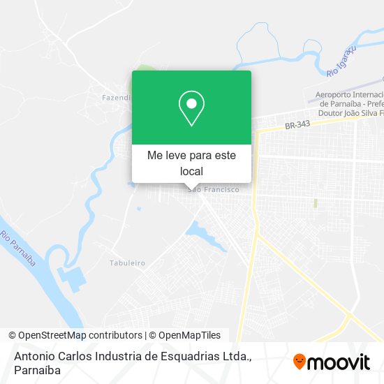 Antonio Carlos Industria de Esquadrias Ltda. mapa