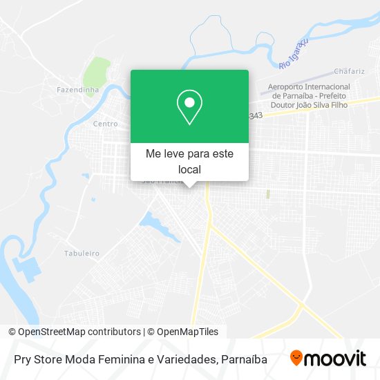 Pry Store Moda Feminina e Variedades mapa