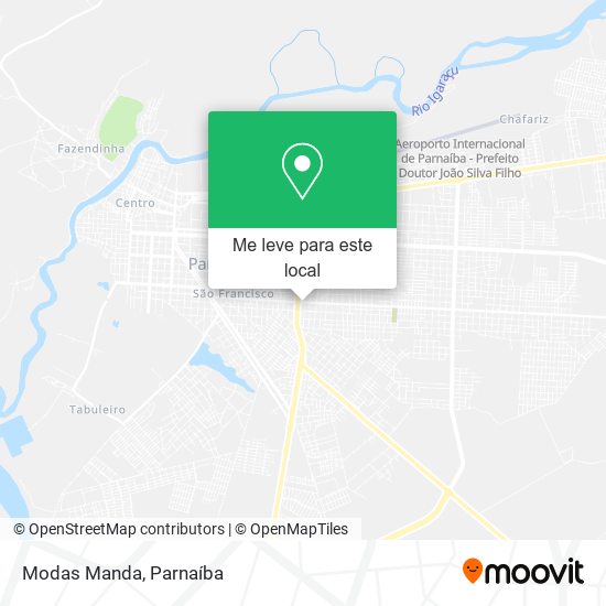 Modas Manda mapa