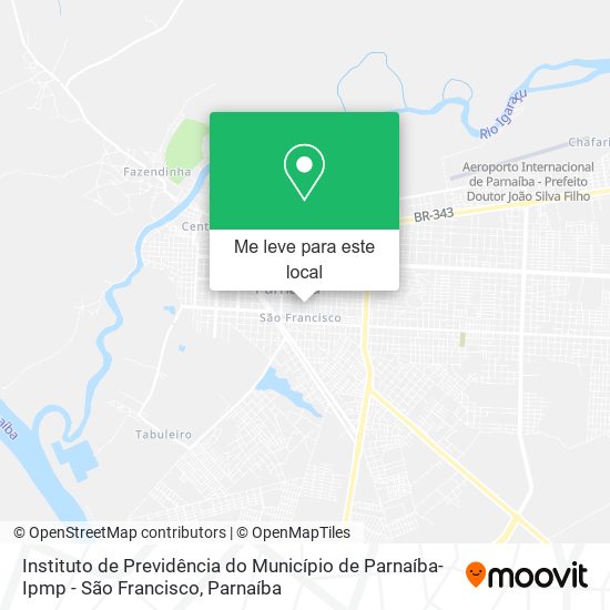 Instituto de Previdência do Município de Parnaíba-Ipmp - São Francisco mapa