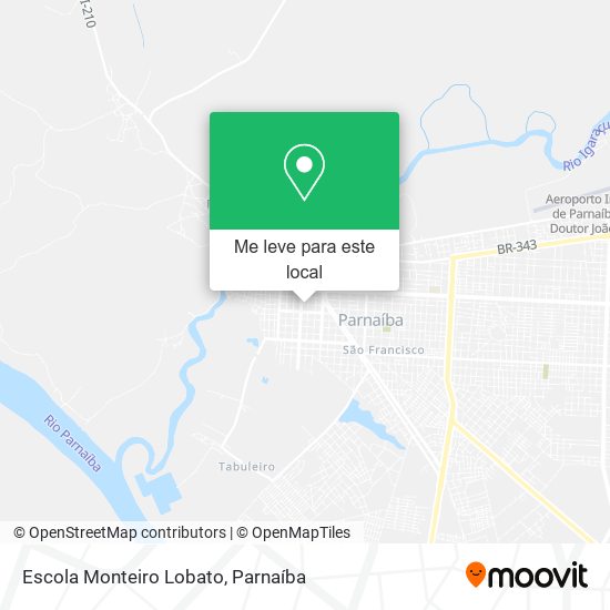 Escola Monteiro Lobato mapa