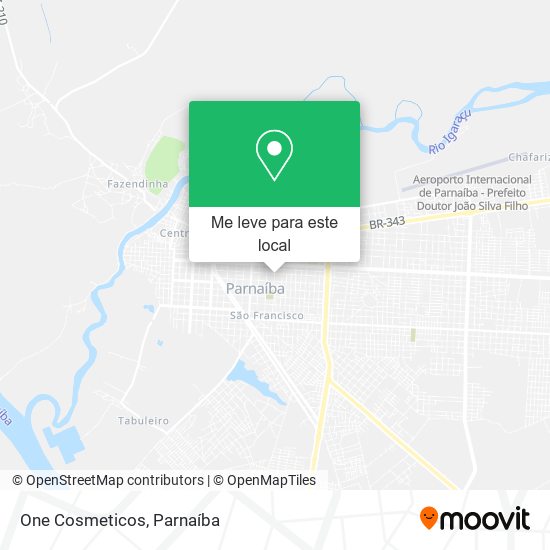 One Cosmeticos mapa