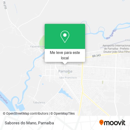 Sabores do Mano mapa