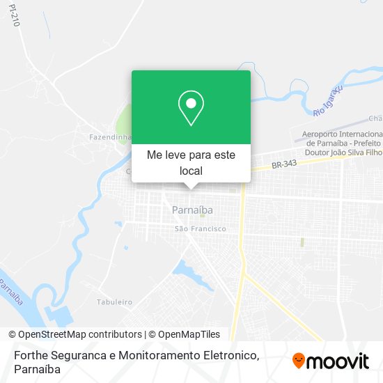 Forthe Seguranca e Monitoramento Eletronico mapa