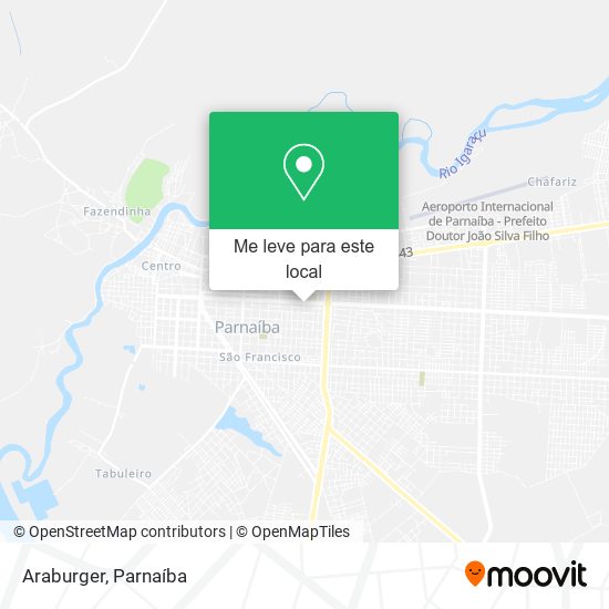 Araburger mapa
