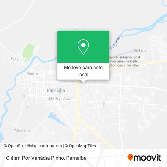 Cliflim Por Vanádia Pinho mapa