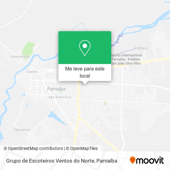 Grupo de Escoteiros Ventos do Norte mapa