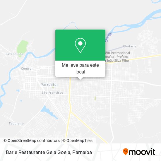Bar e Restaurante Gela Goela mapa