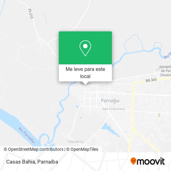 Casas Bahia mapa