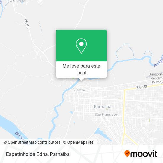 Espetinho da Edna mapa