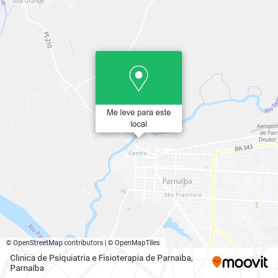 Clinica de Psiquiatria e Fisioterapia de Parnaiba mapa